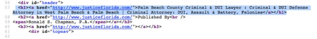 Justice Florida Code