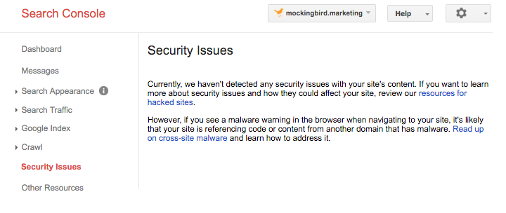security-issues-google-search-console
