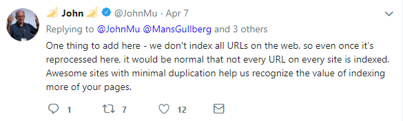 john mueller google indexing issues