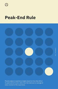 Peak-End Rule Poster